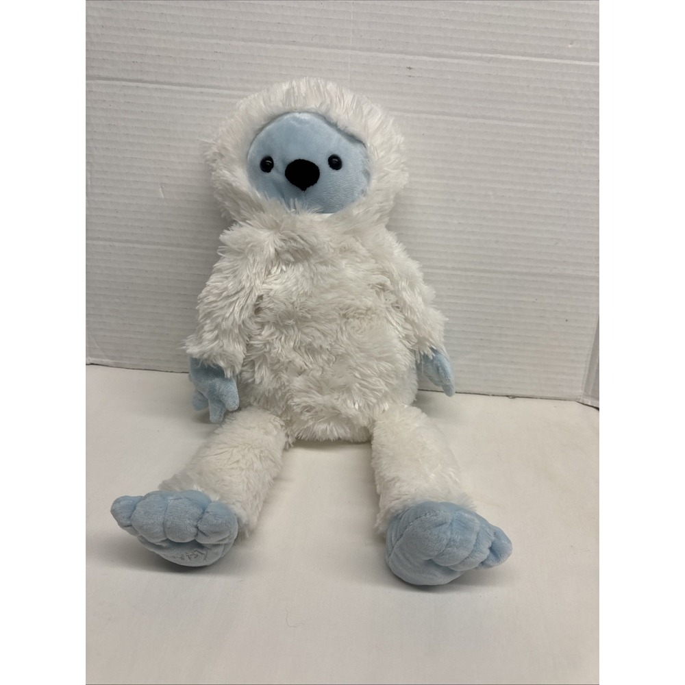 Scentsy Buddy Boris The Yeti Plush White Blue Stuffed Animal 16" Scented Retired